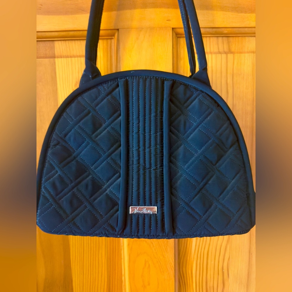 Vintage Vera Bradley Black elegant Quilted Pocketbook